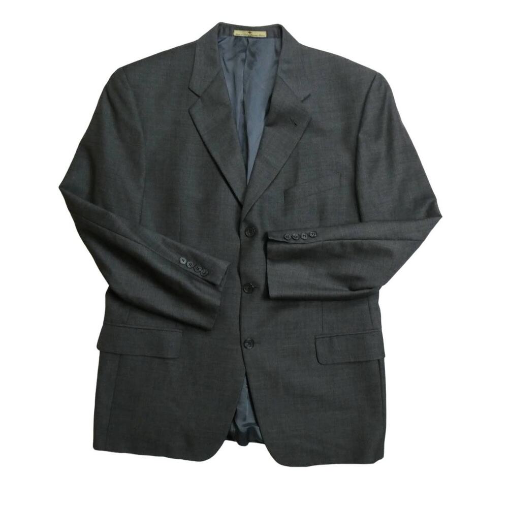 Joseph Abboud sport coat, 42R, dark gray, 100% wool
